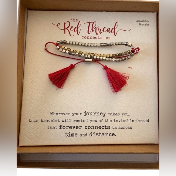 Demdaco Red Thread Bracelet New in Box - Picture 2 of 5